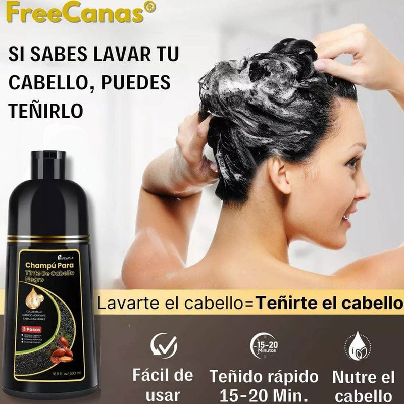 Shampoo Instantáneo Cubre Canas 3 en 1 Natural - Jengibre